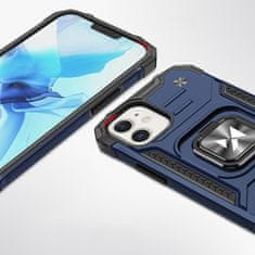 WOZINSKY Oklepni ovitek za iPhone 14 Plus magnetno držalo Ring Armor blue