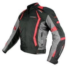 Cappa Racing Moto jakna AREZZO tekstil črno/rdeča M