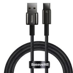 BASEUS Tungsten kabel USB / USB-C 100W 1m, črna