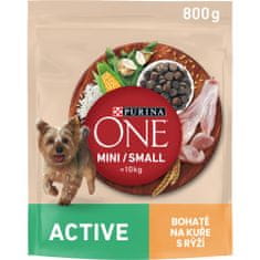 Purina ONE ONE ACTIVE pasji piščanec 8x800 g