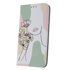 Onasi Smart Art Flower ovitek za Galaxy A33 5G, preklopni