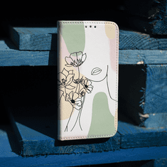 Onasi Smart Art Flower ovitek za Galaxy A33 5G, preklopni