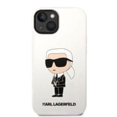 Karl Lagerfeld iphone 14 plus 6,7" hardcase bel/white silicone ikonik