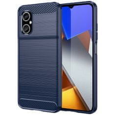 slomart carbon case cover za xiaomi redmi note 11e /redmi 10 5g / redmi 10 prime+ 5g / poco m4 5g fleksibilen silikonski carbon cover moder