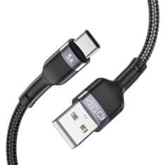 Tech-protect Ultraboost kabel USB / USB-C 3A 1m, črna