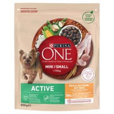 Purina ONE MINI Dog Active 800g suha hrana za pse s piščancem