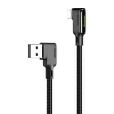 Mcdodo Kabel USB Lightning, ca-7510, kotni, 1,2 m (črn)