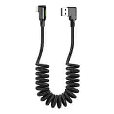 Mcdodo McDodo CA-7300 1,8 m kotni kabel USB-Lightning (črn)