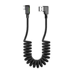 Mcdodo Kabel USB na USB-C, CA-7310, kotni, 1,8 m (črn)