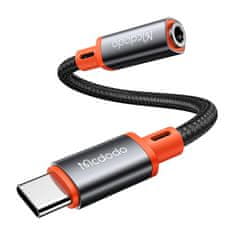 Mcdodo USB-c na aux mini jack 3,5 mm avdio adapter ca-7561, dac, 0,11 m (črn)