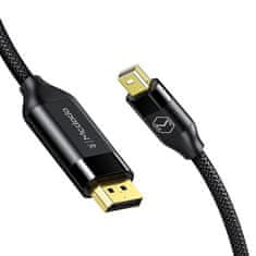 Mcdodo Mini DisplayPort - DisplayPort kabel Mcdodo CA-8150, 2 m (črn)