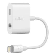 Belkin Belkinov adapter/kljuk Lightning 1x Lightning M/ 1x Lightning F + 1x 3,5-milimetrski priključek