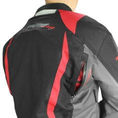 Cappa Racing Moto jakna AREZZO tekstil črno/rdeča 3XL