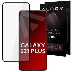 Miramarket Alogy Full Glue ohišju prijazno kaljeno steklo za Samsung Galaxy S21 Plus Black