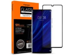 NEW Spigen Glas.tR ukrivljeno steklo za ohišje Huawei P30 Pro, črno