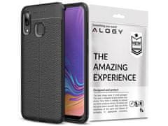 Miramarket Alogy Usnjeni oklepni etui za Samsung Galaxy A30/A20/M10S, črn