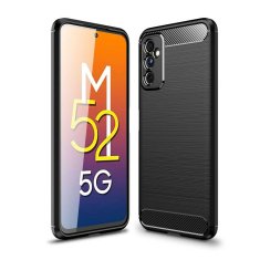 Miramarket Ohišje za Samsung Galaxy M52 5G Alogy Rugged Armor TPU ohišje Carbon Black