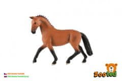 Konj domači rjavi zooted plastični 13cm