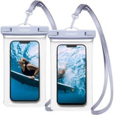 Spigen Univerzalni vodotesni etui x2 za telefon 6.8 Spigen A601 IPX8 Aqua Blue