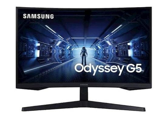 Samsung C27G55TQBU Odyssey monitor, ukrivljen (LC27G55TQBUXEN) - odprta embalaža