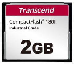Transcend 2GB INDUSTRIAL TEMP CF180I CF CARD, (MLC) pomnilniška kartica (SLC način), 85MB/s R, 70MB/s W