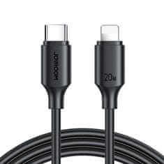 Joyroom usb-c kabel - lightning 480mb/s 20w 2m črn (s-cl020a9)