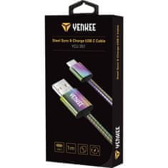 Yenkee Kabel USB Yenkee YCU 351 Jekleni kabel USB C / 1m