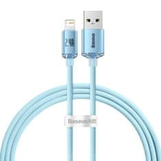 BASEUS baseus crystal shine series usb kabel - lightning 2,4a 20w 1,2m modra (cajy001103)