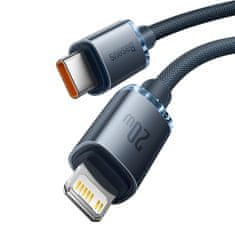 BASEUS Kabel USB - Lightning za hitro polnjenje in prenos podatkov 1,2 m črn