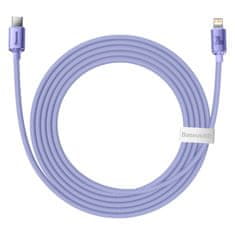 PRO Kabel za hitro polnjenje in prenos podatkov USB-C Iphone Lightning 20W 2 m vijolične barve