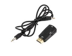 aptel Adapter pretvornik iz HDMI na VGA + avdio AUX kabel 2