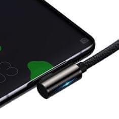 BASEUS Usb-c na usb-c kotni kabel legend series, pd, 100w, 1m (črn)