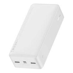 BASEUS powerbank bipow 30000mah, 2xusb, usb-c, 15W (bela)