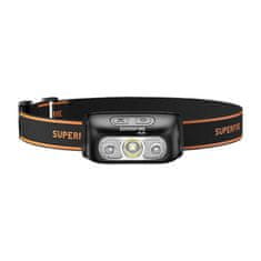 slomart svetilka superfire hl05-d, 110 lm, usb