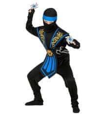 Widmann Kostum Ninja z Orožjem Modra, 140