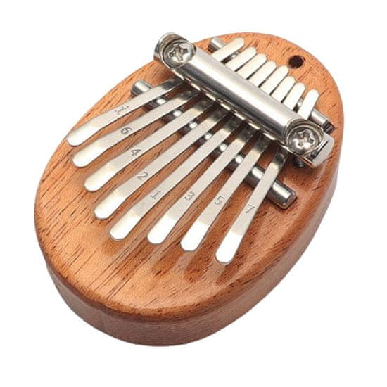 Northix Leseni klavir - Kalimba - 8 tipk