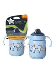 Tommee Tippee 478221 SUPERSTAR SKODELICA Z ROČAJI 300ML 6+ MODRA