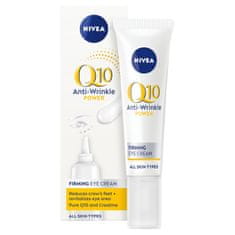 Nivea Q10 Power Firming krema za oči proti gubam, 15 ml