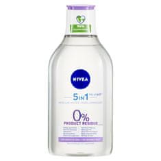 Nivea MicellAir 5v1 Pomirjujoča micelarna voda brez parfuma za občutljivo kožo, 400 ml