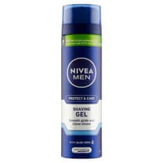 Nivea Gel za britje Men Protect & Care, 200 ml