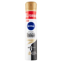 Nivea Black & White Invisible Silky Smooth antiperspirant v spreju 200 ml