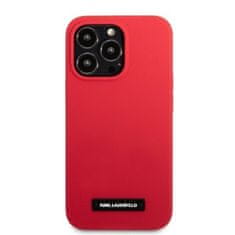 Karl Lagerfeld iphone 13 pro / 13 6,1" trdi ovitek rdeč/red silikonska ploščica