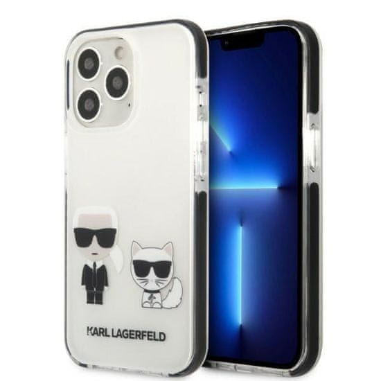 Karl Lagerfeld iphone 13 pro max 6,7" hardcase bel/white karl&choupette