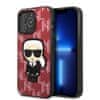 Karl Lagerfeld iphone 13 pro / 13 6.1" trdi ovitek rdeča/rdeča monogramska ikona