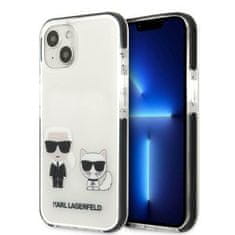 Karl Lagerfeld iphone 13 6,1" hardcase bel/white karl&choupette