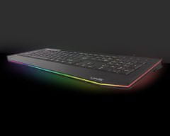 Genesis Lith 400 RGB gaming tipkovnica, X-Scissor, RGB LED, Anti-Ghosting, črna