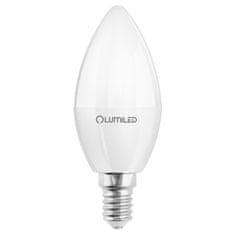 LUMILED 10x LED žarnica E14 B35 10W = 75W 990lm 3000K Toplo bela