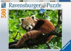 Ravensburger Puzzle Panda rdeča 500 kosov