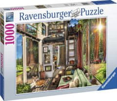 Ravensburger Puzzle Koča v gozdu 1000 kosov