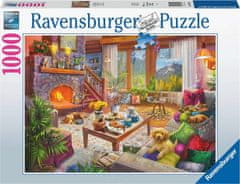 Ravensburger Puzzle Prijetna koča 1000 kosov